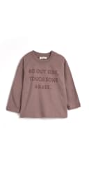 V00109 BASKILI LİKRASIZ SWEAT