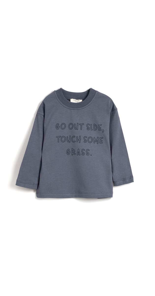 V00109 BASKILI LİKRASIZ SWEAT