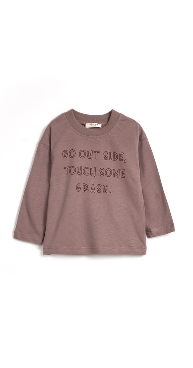 V00109 BASKILI LİKRASIZ SWEAT
