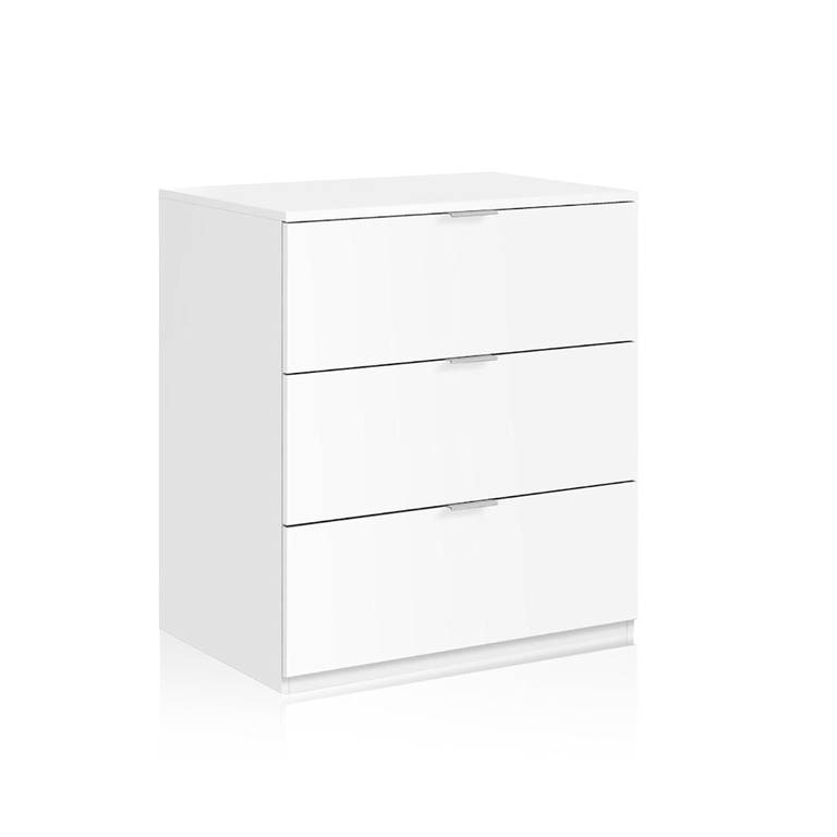 Habitdesign Cómoda Cajones 80x77x38 Blanco LowCost
