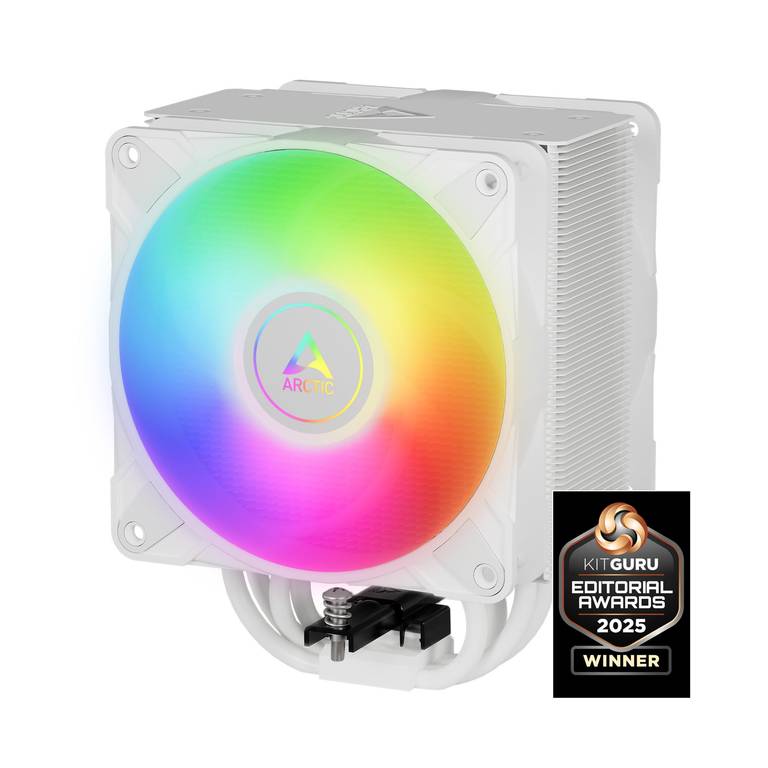 ARCTIC Freezer 36 A-RGB – Ventilador CPU de Torre única con Push-Pull, Dos Ventiladores P de 120 mm con presión optimizada