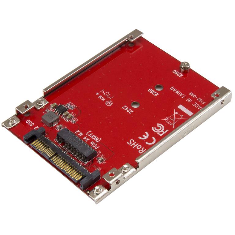 StarTech Adaptador M.2 PCIe NVMe a U.2 SFF-8639, 2,5″