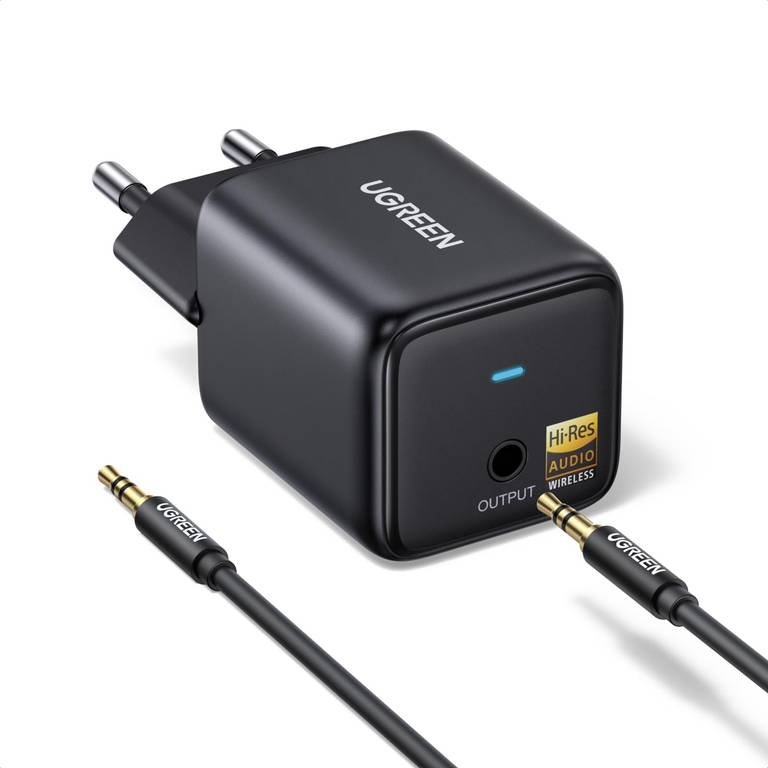 UGREEN LDAC Receptor Bluetooth 6.0 Audio Bluetooth 3.5 mm Hi-Res HiFi