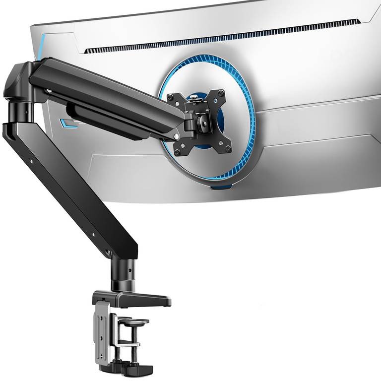 ErGear Brazo de monitor 13-49″ con capacidad de 17 kg, movimiento completo y VESA 75×75/100×100