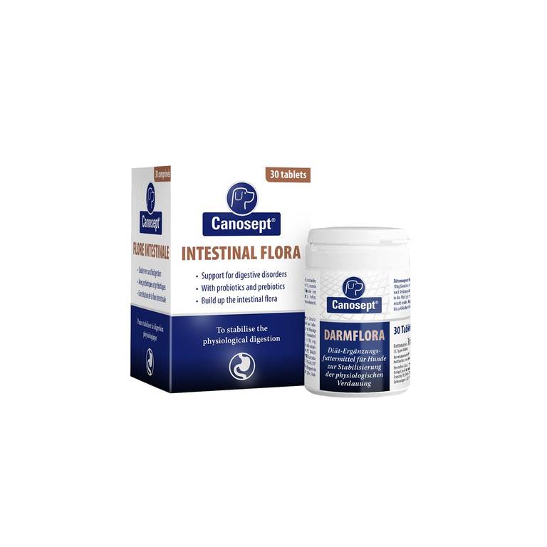 30 Comprimidos Canosept Flora intestinal Perro