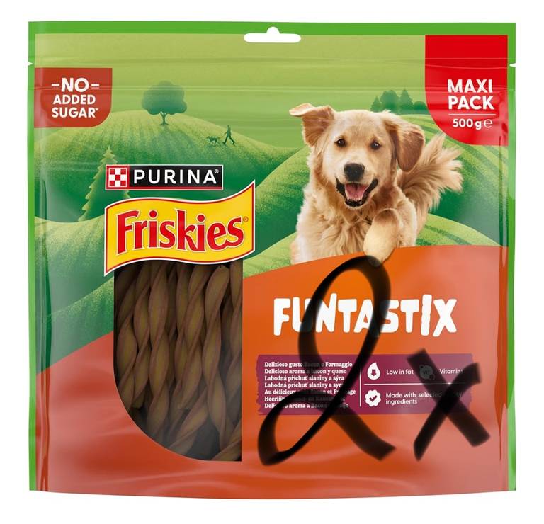 2 x 500g. Friskies Funtastix Snack Perro Maxipacks