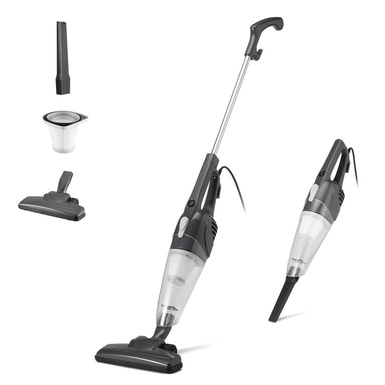 Amazon Basics Aspirador de Escoba 2 en 1 con Cable y Motor ECO (Reacondicionado – Muy Bueno)