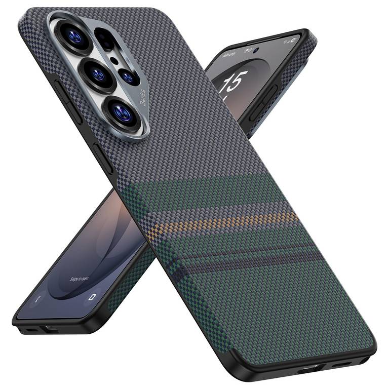 BENKS Aurora ArmorPro Funda para Samsung Galaxy S26 Ultra (6.9 Pulgadas), Magnética Antigolpes Carcasa para S26 Ultra con 600D+1500D Kevlar