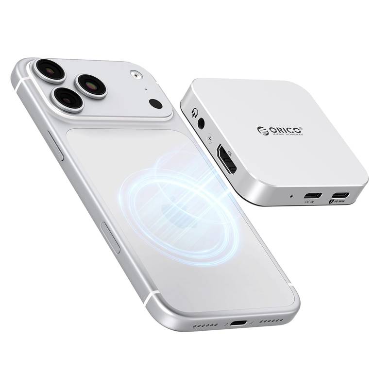 ORICO Docking Station USB-C magnético con soporte para SSD NVMe