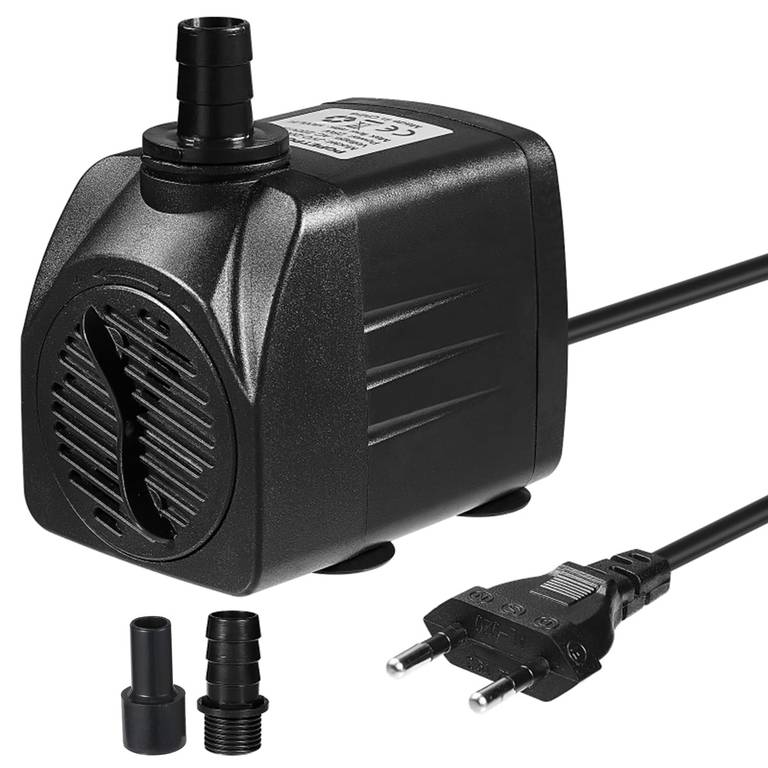 Homvik Bomba de Agua Sumergible 600L/H 8W Bomba de Agua para Acuario Estanque Pecera Fuente Circulación de Agua Dulce y Marina