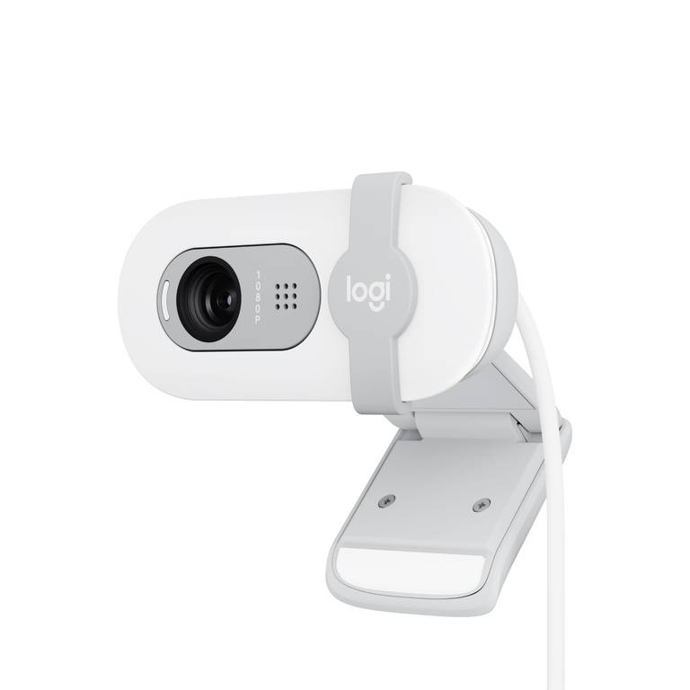 Webcam Logitech Brio 100 Full HD (Micrófono y Tapa de Privacidad)