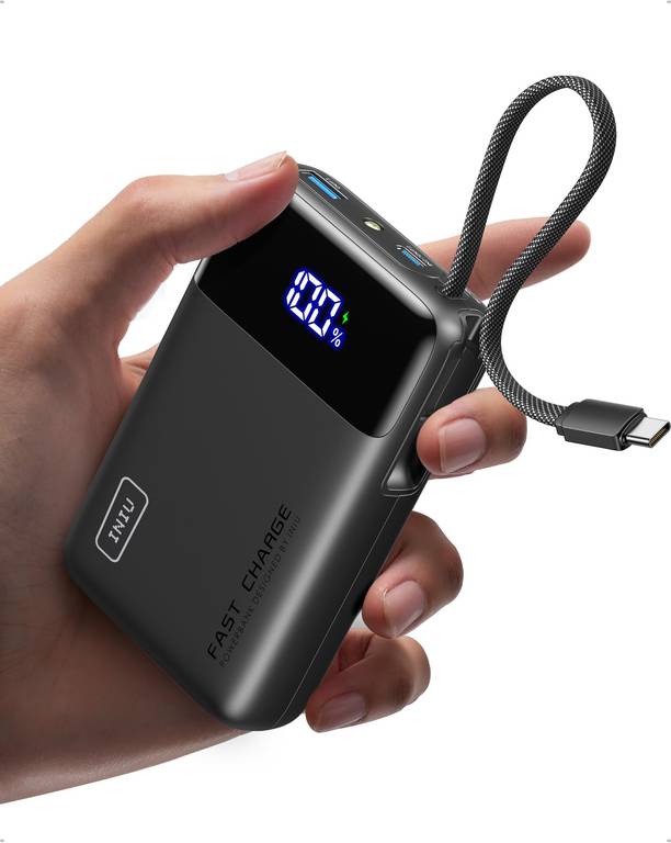 INIU Power Bank, Pequeño 20000mAh 45W Carga Rapida Travel Batería Externa