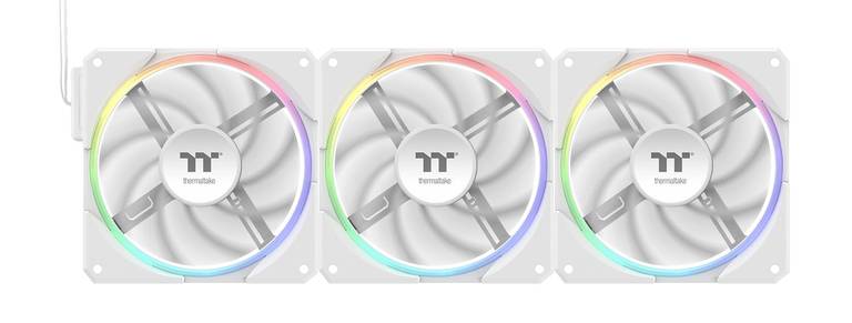 Thermaltake TS120 EX RGB (Pack de 3) | Alto Rendimiento de Refrigeración con Sensor Térmico