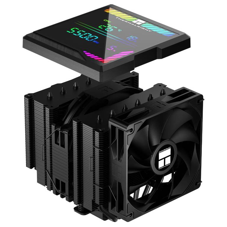 Thermalright Peerless Assassin 140 Digital Black CPU. Disipador AM5/LGA 1851