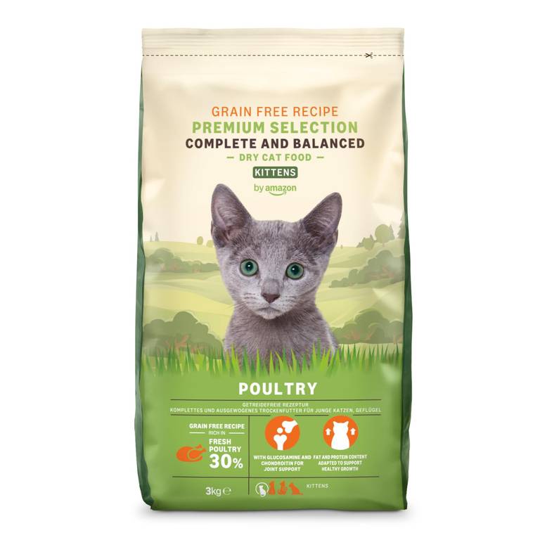 by Amazon Comida para Gatos Gatito Pollo Fresco 3 kg