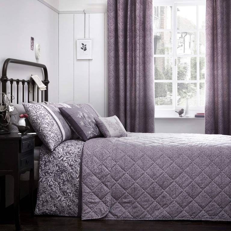 Colcha Morada Reversible Dreams & Drapes Hanworth 135x200cm