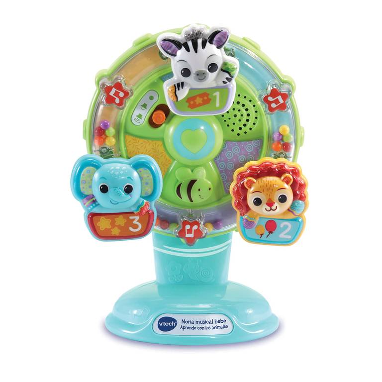 VTech-Baby Noria Musical Aprende con los Animales