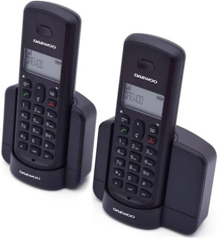Daewoo Dect Dtd-1350 Duo – Teléfono, Negro