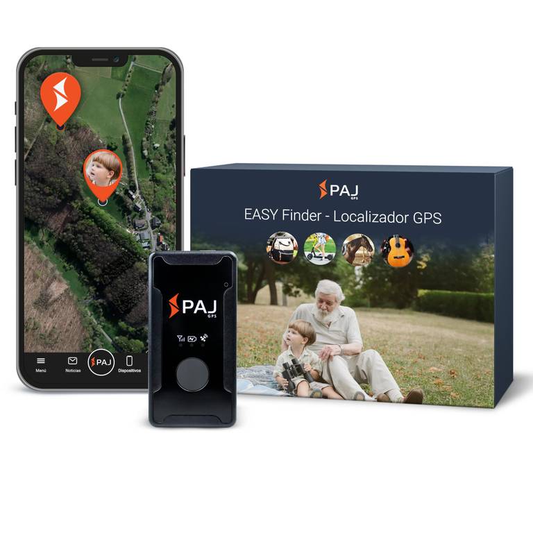 PAJ GPS Mini Localizador 4G para Niños y Personas Mayores con Alzheimer o Demencia, GPS en Tiempo Real, SOS y Voz