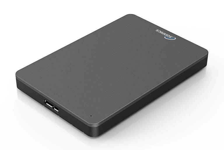 Disco Duro Externo Portátil Sonnics 500GB USB 3.0 — Disponible en Gris Oscuro y Plata