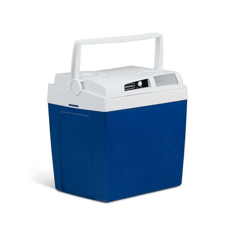 Mobicool ME24 nevera eléctrica 23L – 12V y 230V – Nevera compacta, con sistema de doble ventilador y compartimento para el cable en la tapa