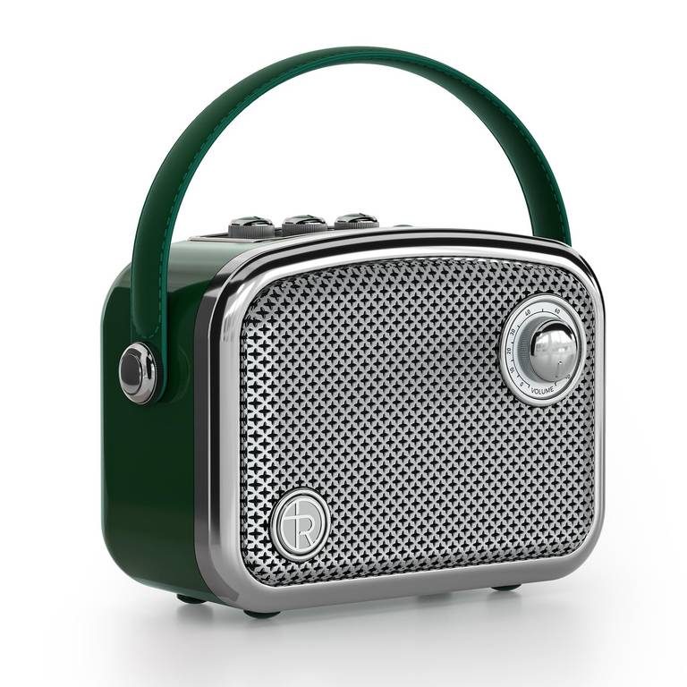 Altavoz Bluetooth portátil de estilo vintage 60W