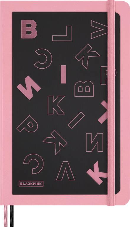 Moleskine x BLACKPINK Agenda Semanal 2026 2027 – Agenda horizontal de 18 meses con tapa dura y cierre elástico 13x21cm