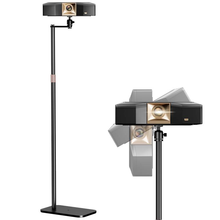 PUTORSEN Soporte para proyector, soporte giratorio 360°, capacidad de carga hasta 5 kg, compatible con proyectores, cámaras y webcams