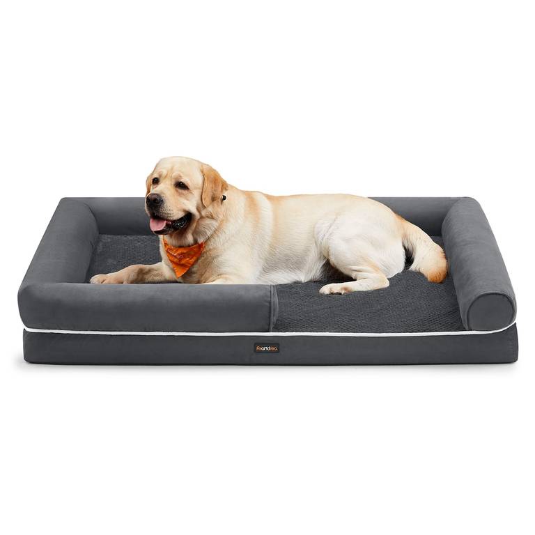 Feandrea Cama para Perros, Ortopédica Sofá, 135 x 107 x 25 cm
