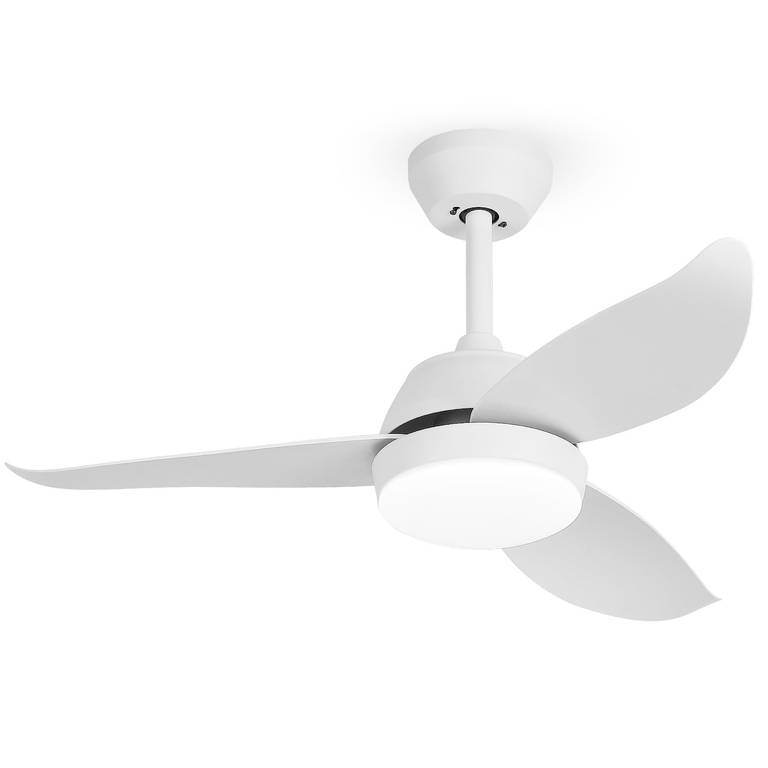 Ventilador de Techo con Luz Silencioso, Motor DC, 6 Velocidades, 3 Colores, Temporizador, Modo Brisa Natural, Doble Altura – Ideal