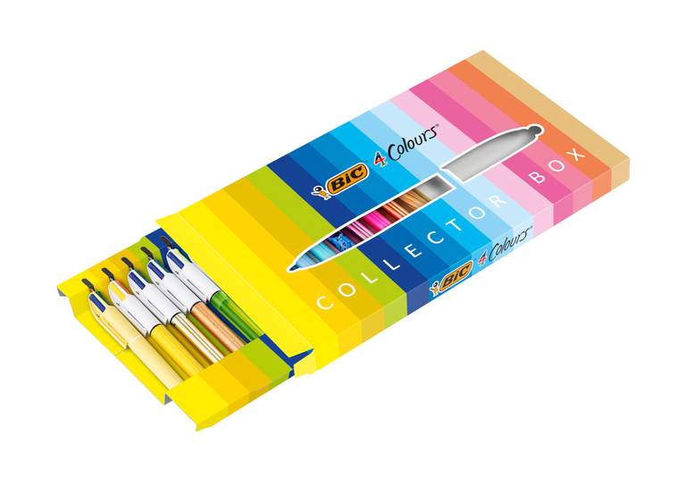 BIC 4 Colores Colección Especial de 15 Bolígrafos