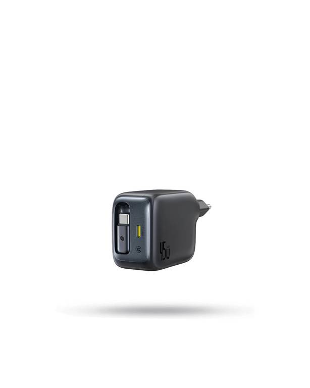 Cargador USB-C De 45W, Baseus Enercore Carga Rápida PPS Galaxy S25 Ultra/S24/S23+/S23/S22/Note20, iPhone 16/15, iPad,Compatible USB-C