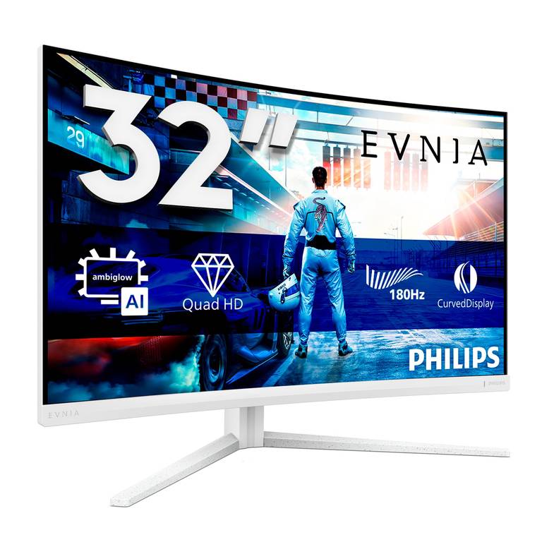 PHILIPS Evnia 32M2C5501 Gaming Monitor 32″ QHD 2K Curvo 180Hz 1ms (-33%)