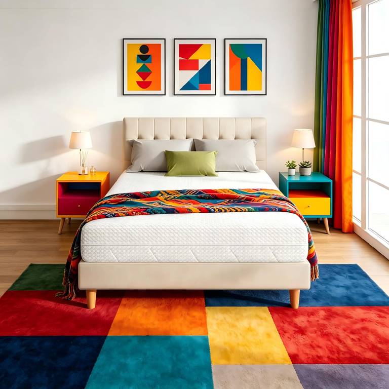 Colchón 90x190cm con resortes ensacados, 20cm altura, soporte ergonómico 3 Zonas, espuma Bambooolons, Lavable, Certificado Oeko-Tex