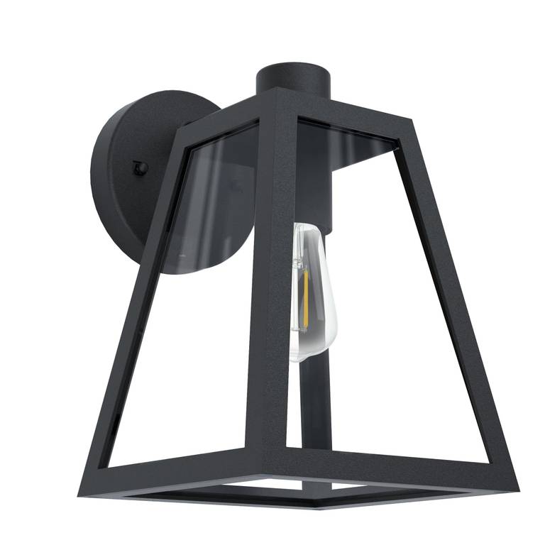 Eglo Lámpara de pared exterior Mirandola, lámpara vintage de una luz [Clase de eficiencia energética A]