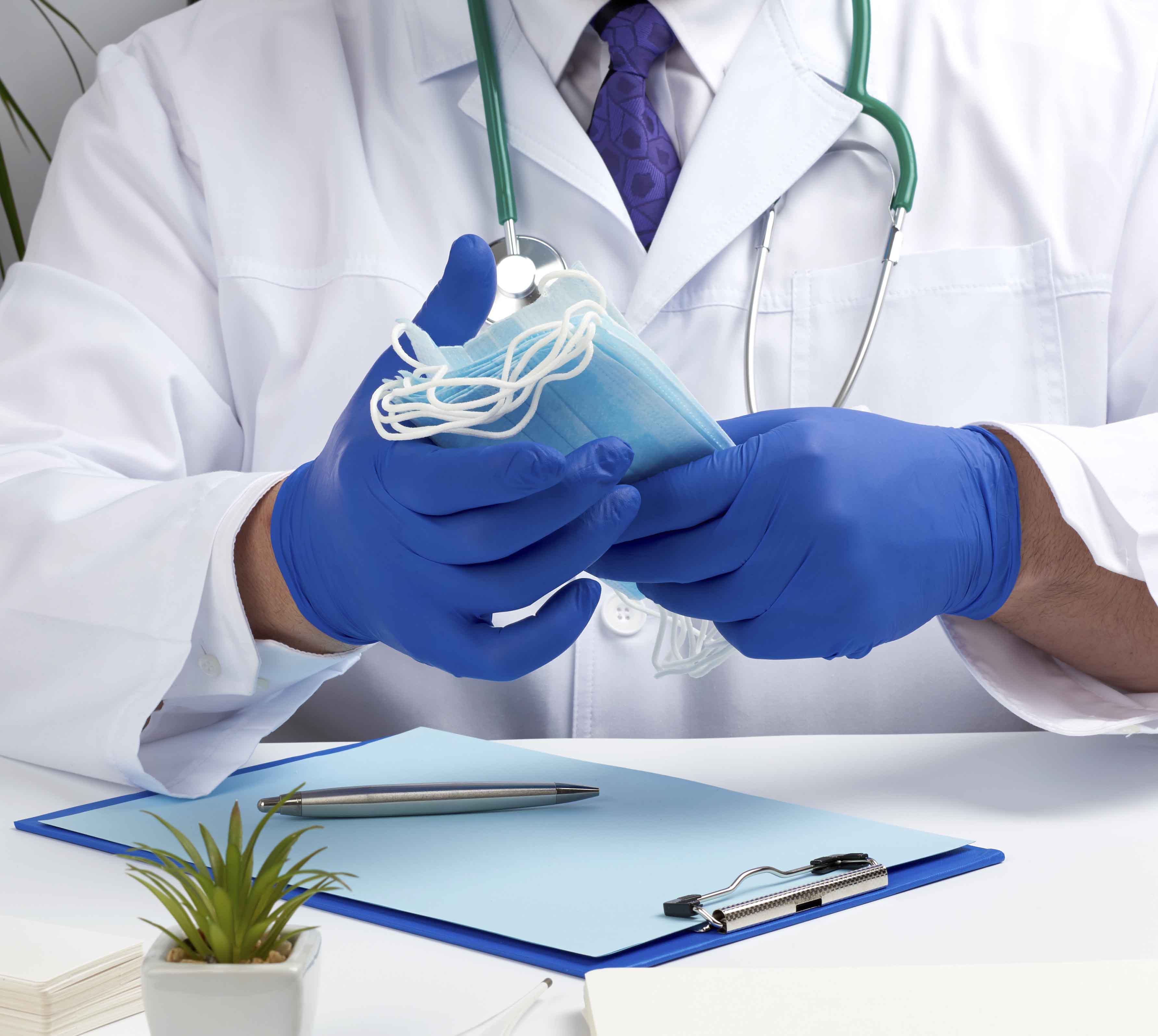 Medical gloves and supply packaging