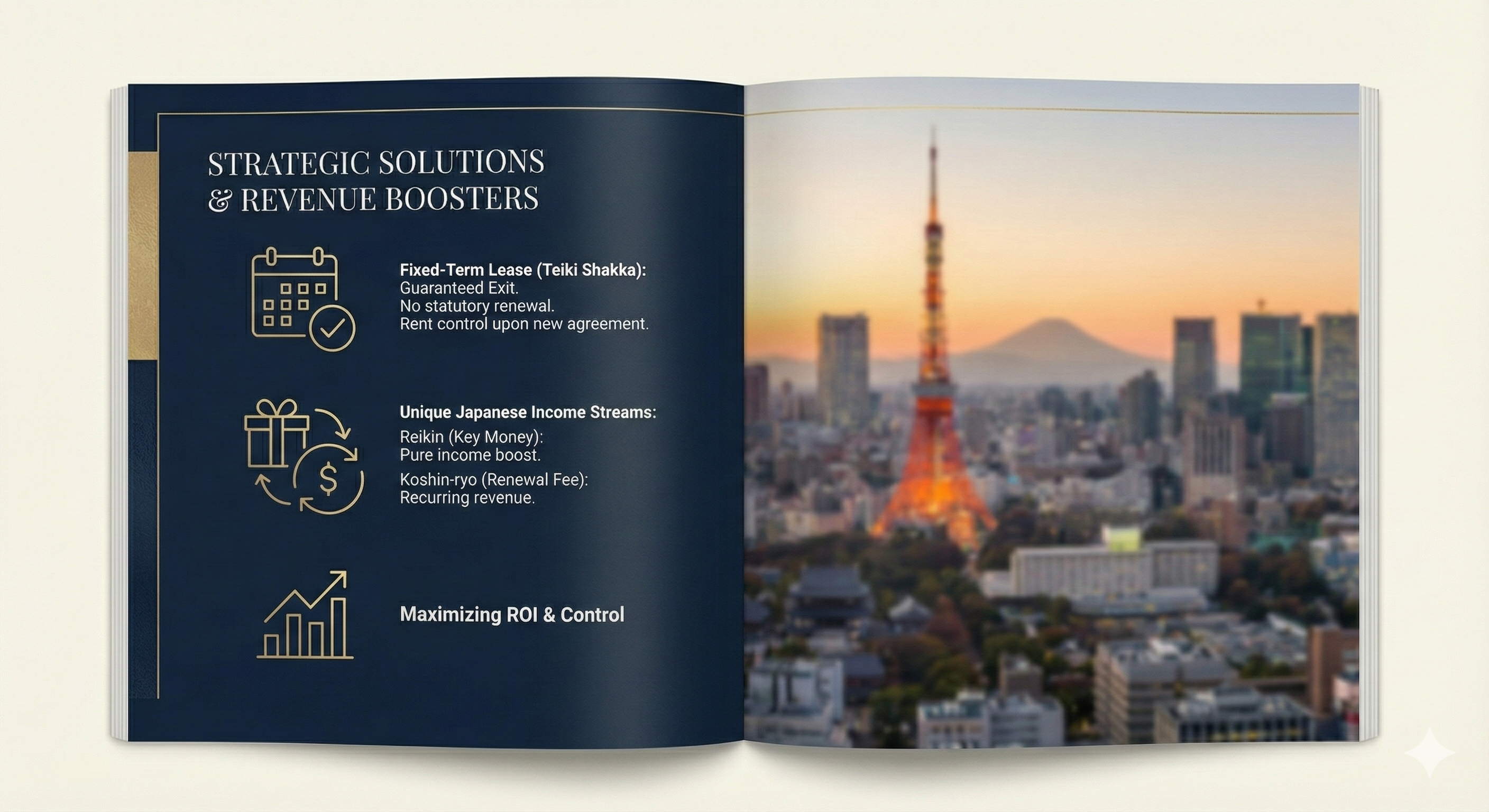 Fixed-Term Lease (Teiki Shakka Keiyaku) - Strategic Solution Fixed-Term Lease comparison diagram showing benefits over Standard Lease