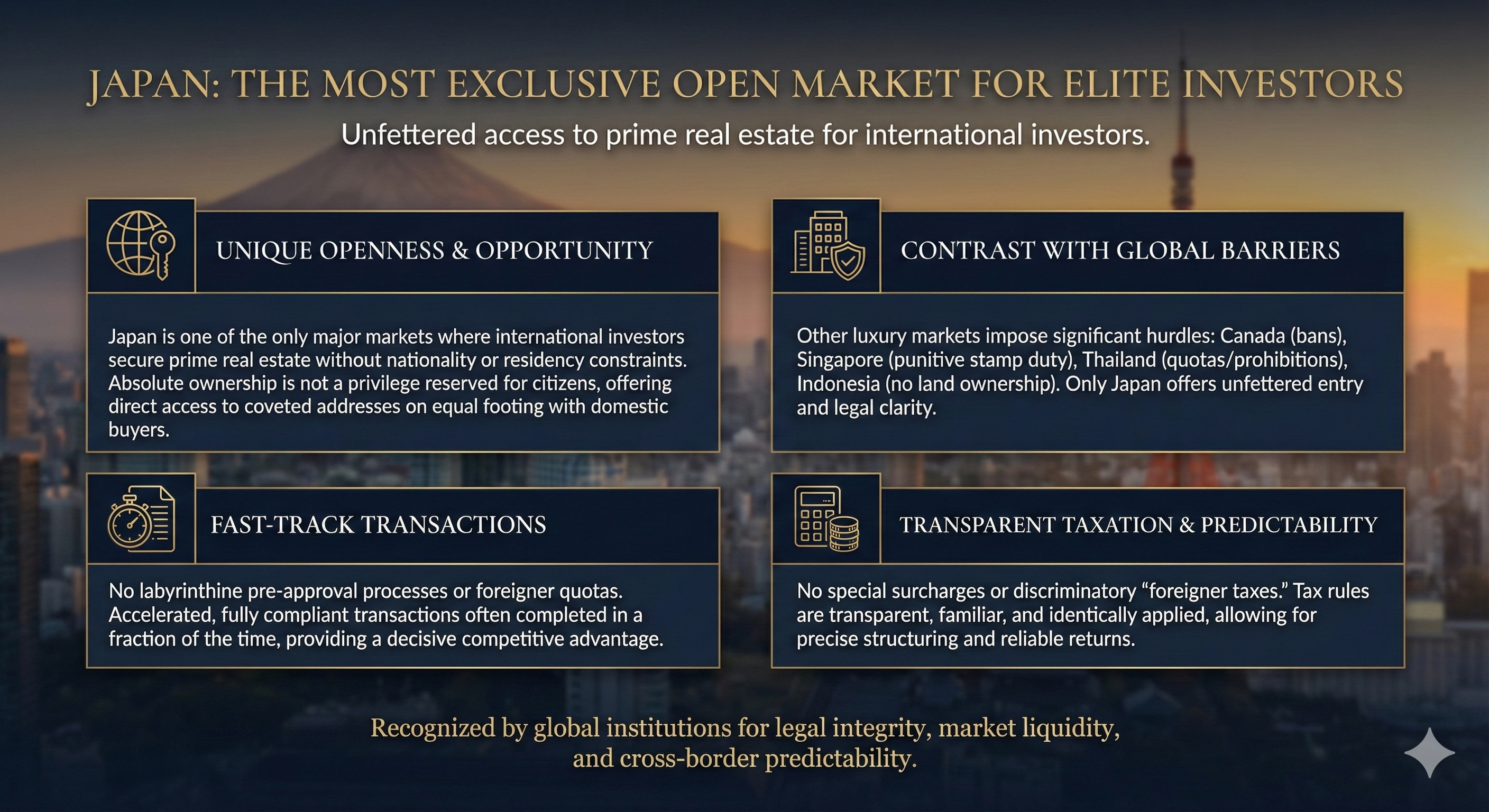 Why Japan's Minimal Restrictions on Foreign Property Ownership Make It a Prime Investment Destination