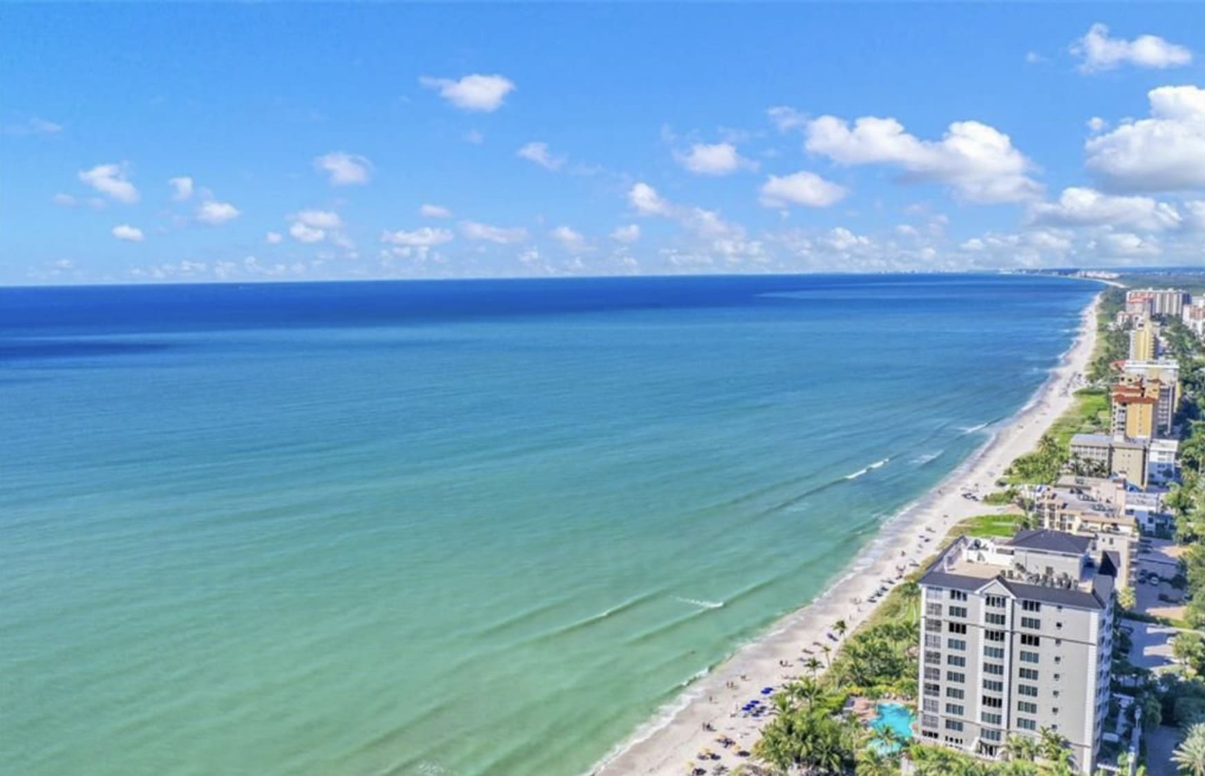 Vanderbilt beach north facing