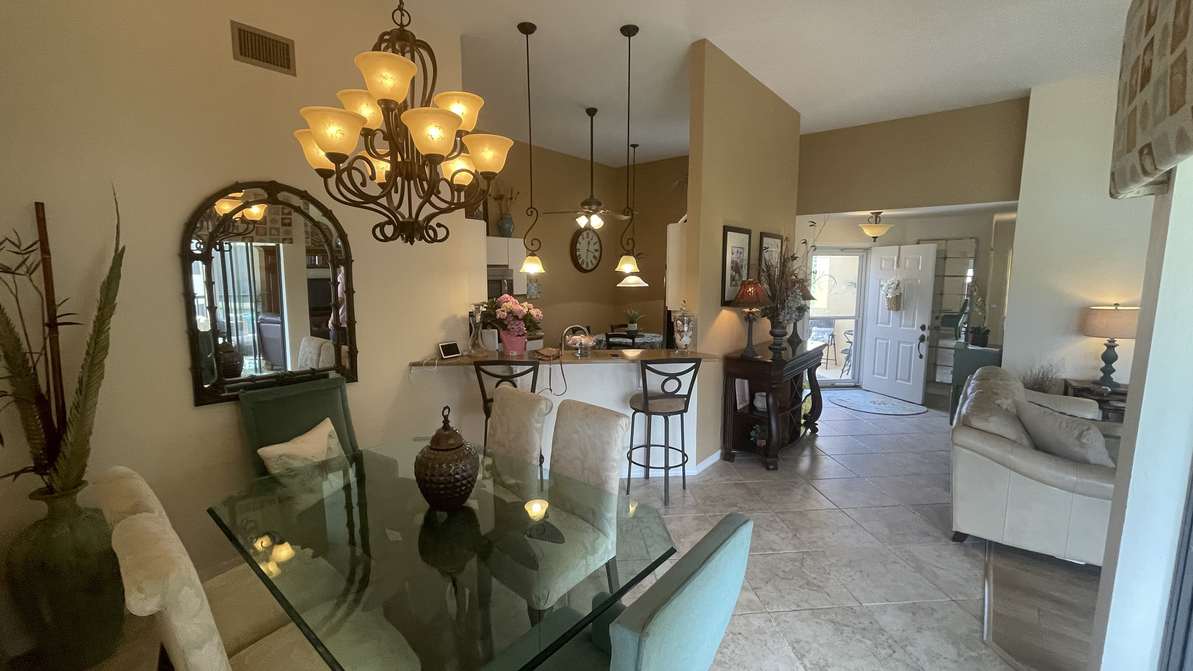 Formal dining area