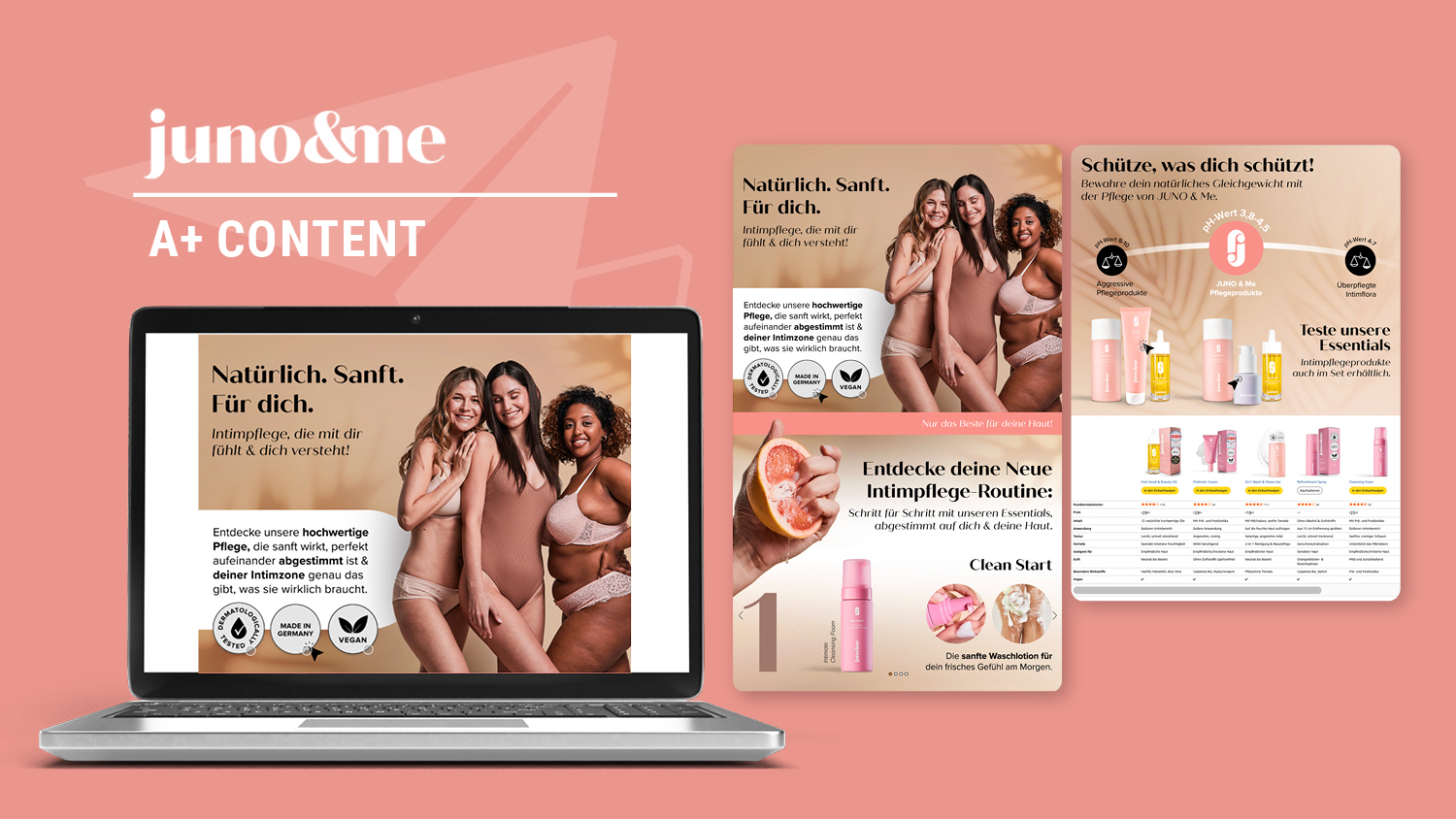 juno&me A+ Content
