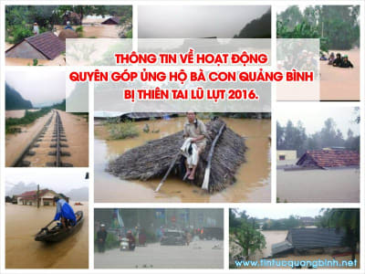 HĐH Quảng Bình tại Hà Nội chính thức phát động chương trình ủng hộ lũ lụt