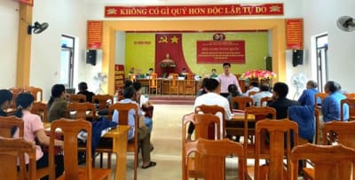 Biểu dương cán bộ chủ tịch Hội Phụ nữ cở sở