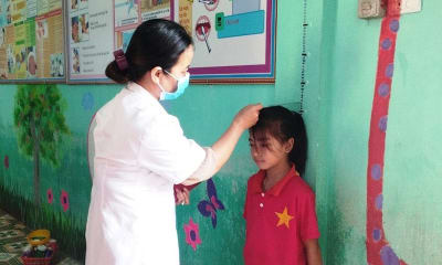 Nâng cao chất lượng y tế học đường góp phần tăng tỷ lệ học sinh tham gia bảo hiểm y tế.