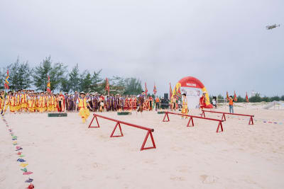 “Hào khí Đông A”-chương trình team building tái hiện lại lịch sử dân tộc.