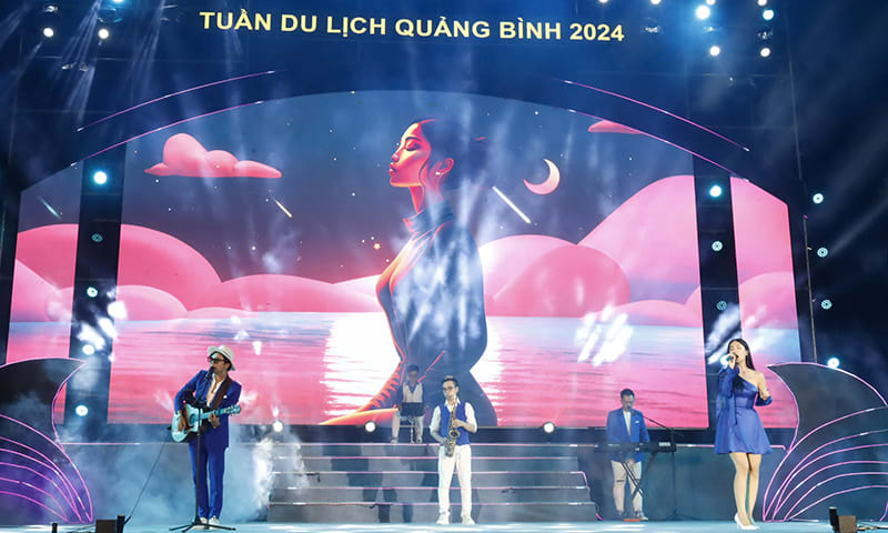 Chương trình nghệ thuật chào mừng Tuần Du lịch Quảng Bình 2024.