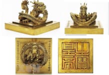 Kim ấn Hoàng đế chi bảo của vua Minh Mạng. (Nguồn: TTXVN)