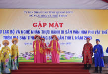Gặp mặt, tôn vinh nghệ nhân thực hành di sản là một trong những hoạt động văn hóa để lại nhiều ấn tượng trong năm 2023.