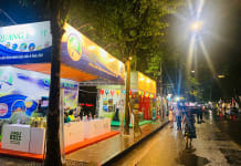 Gian hàng của du lịch Quảng Bình tại festival.