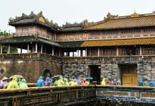 Khám phá Đại Nội Huế ngày mưa. 